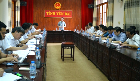 Quang cảnh buổi làm việc.